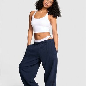 PINK Victoria's Secret Navy Blue Joggers